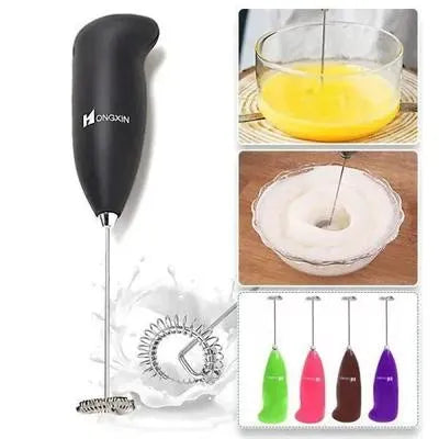 Electric Milk Frother & Coffee Beater – Portable Handheld Foam Maker