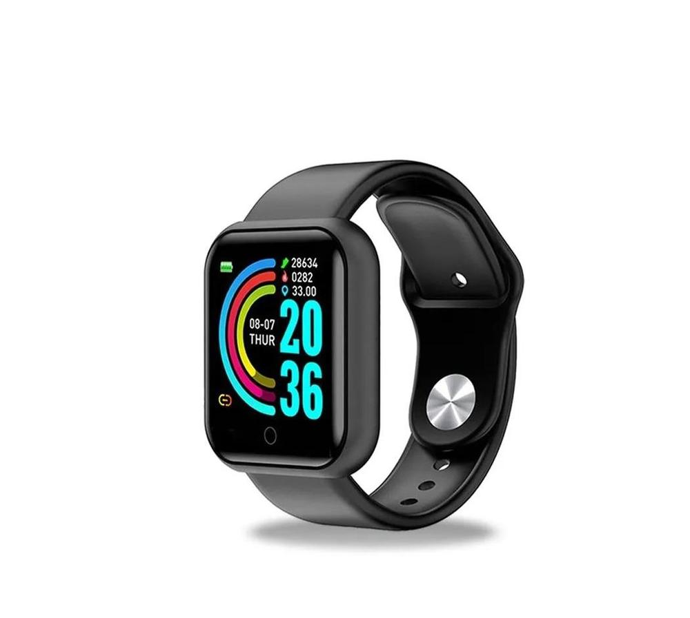 Full Touch Sports Smartwatch | Step Counter, Heart Rate & Sleep Tracker